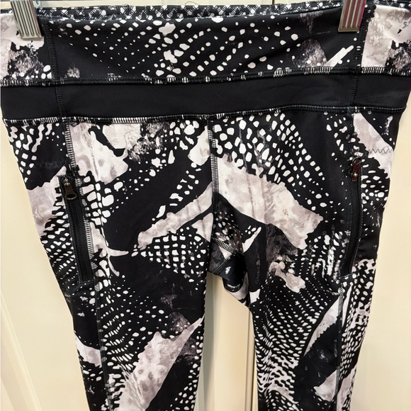 LULULEMON TIGHT II MESH Full On Luxtreme Mesh Static Mist Leggings Sz 6 - Picture 4 of 8